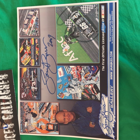 Nascar Mini Poster Bundle Some Signed by Drivers - Picture 16 of 16